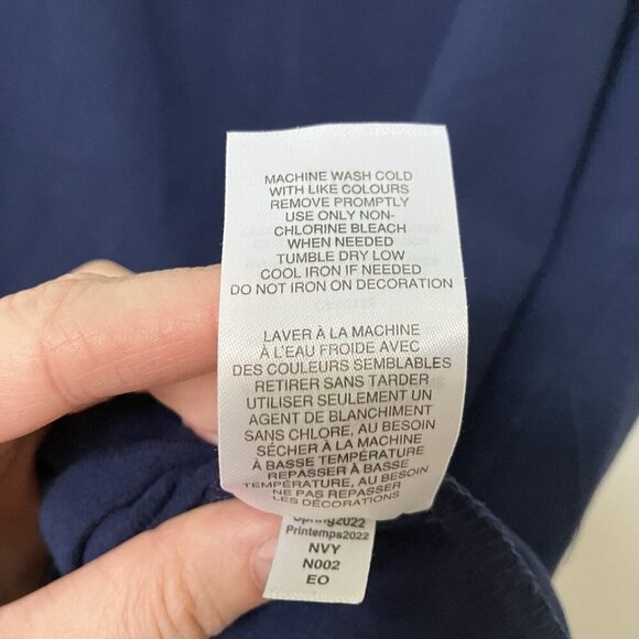 Champion T-shirt Dress Womens L Navy Blue Logo Athleisure Comfy - Picture 3 of 9